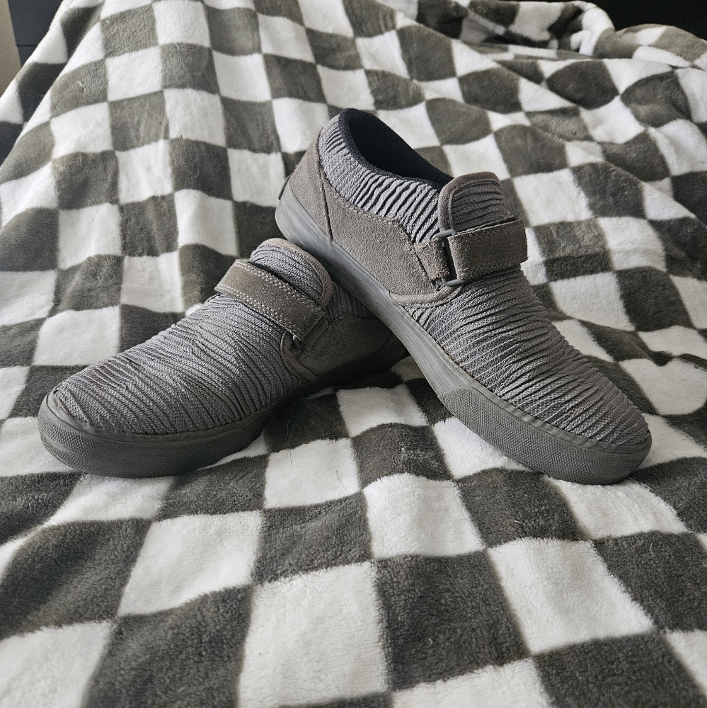 Supra Grey Slip On Skate Shoe - Picture 2 of 7